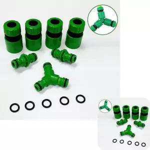 포에코 커넥터 연결 Y형 꼭지 수도호스 연장 커플링