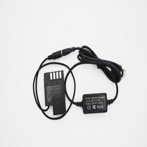 USB 컨버터 및 DMW-DCC12 DC 커플러 DMW-BLF19 더미 배터리, 파나소닉 호환 루믹스 GH5 G9 DMC-GH4 GH3 DSL