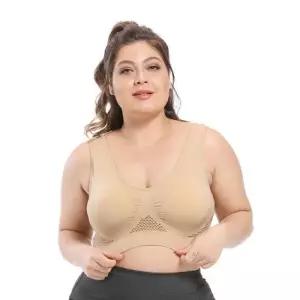 [라일리의류] Rly 빅사이즈 브라탑 여성 속옷 심리스 노와이어