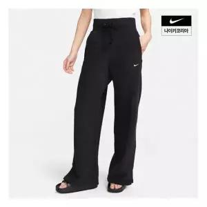 매장정품 스포츠웨어 플러시 여성 하이웨이스트 와이드레그 코지 플리스 팬 252623