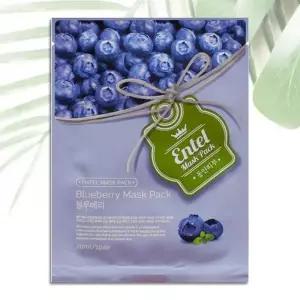 [에스에스_62]엔텔 블루베리 시트팩 피부 마스크팩x10팩