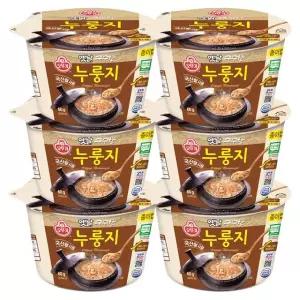 오뚜기 큰컵 옛날 구수한 누룽지 60gx6개