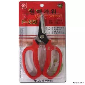 빅스타 원예가위 P-350 -M 꽃가위 분재용가위 적과용가위 꽃 J7
