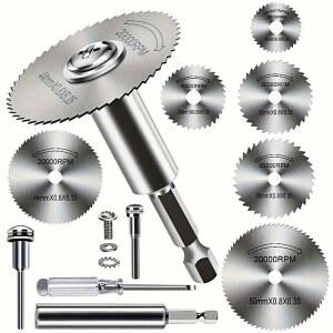 고속 강철 톱날 10개 4인치 육각 그라인더용 회전식 샹크 디스크 범용 플라스틱 내구성 목재 있는 금속 절단