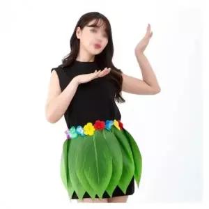 PWM - DK 하와이파티훌라스커트(나뭇잎)