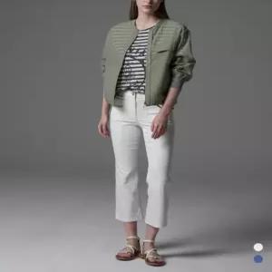 올리비아로렌 / 부츠컷 데님 팬츠 VOCMP5M3341 / 애플아울렛 ( 블루 화이트 )