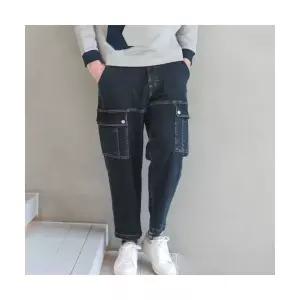 CUSTOMUS 데님백기모워싱스판팬츠 CXS21WWPTA83 2073476