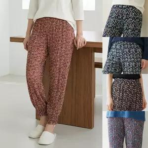 [엄마옷 로즈맘] 송무꽃주름밴딩바지