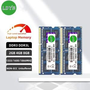DDR3 2GB 4GB 8GB 노트북 메모리 Ram PC3 1.5V 1333 1600 1866MHZ 12800 14900 SOM 2RX8 204PIN