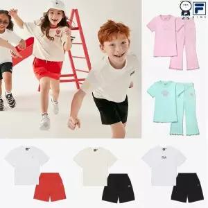 [롯데백화점]휠라 키즈 여름 반팔 상하세트 5종_FK2FSH2001X2002XFSF2203F