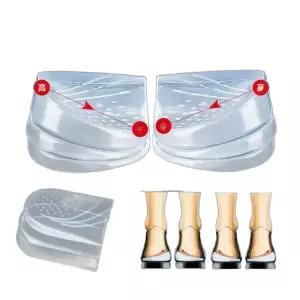 발뒤꿈치 교정 깔창 내측 외측 정렬 쐐기 투명 보정