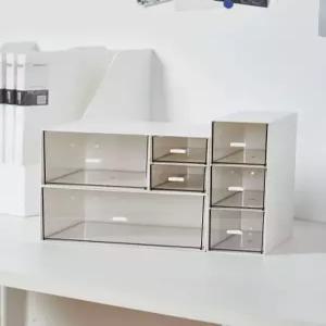 아크릴 서랍함 화장대 수납함 칸막이 다용도 서랍 데스크
