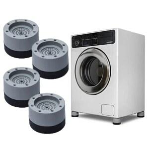 4PCS 방진 패드 세탁기 FURNITUR 다리 레그베이스 슬립 범용 피트 스톱 매트 고무 사일런트