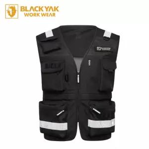 조끼 블랙야크 S-프리미엄 라이더베스트 메쉬 통풍 반사띠 펜꽂이 멀티포켓 오토바이 배달 워크웨어