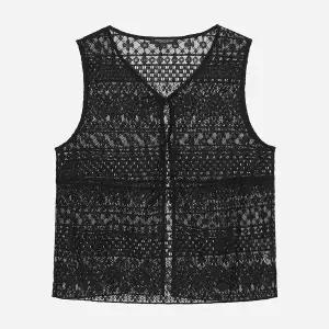 [써스데이아일랜드](타임스퀘어점패션관)오픈형 레이스 베스트 (T256MVT176W)