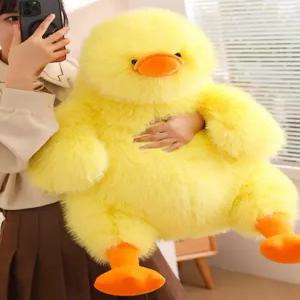 대왕 병아리 인형 오리 애착 침대 수면 안고자는 선물 동물 빅사이즈 노란 대형 바디필로우