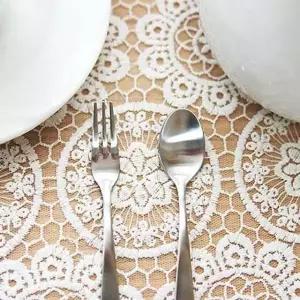 앙증맞은 미니사이즈 무광 미니 티스푼 티포크 티스푼 티포크 스텐티스푼