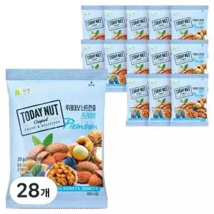 투데이넛 너트한줌 프리미엄 20g 28개
