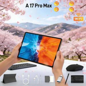태블릿 A17 프로 맥스 8+256GB 10.1인치 FHD 화면 4000mAh 배터리 타입-C 포트 GPS 네비게이션 전자책 리더