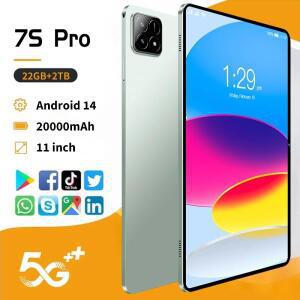 Pad7S Pro 안드로이드 14 태블릿 22GB 램 2TB 저장용량 5G 듀얼심 20000mAh 놀라운 디스플레이와 강력한 성