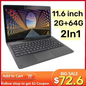 11.6인치 태블릿 PC 2IN1 도킹 키보드 포함 2GB DDR+64GB Windows 10 WIFI G12 터치 스크린1366*768 IPS 듀