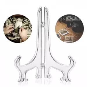 플라스틱 투명 액자전시 액자 받침거치대 대 DD-10945 액자받침대 접시진열