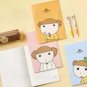 제본노트 B5 마루는강쥐 캐릭터 공책 연습장 학생 필기용 유선 노트