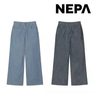 [대구백화점] [네파]여성 여름 뱀부 데님 와이드 핏 팬츠(7M41648)