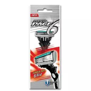 도루코 페이스6 면도기 10개입 남성용 남자 6중날 디자인 트리머 6날