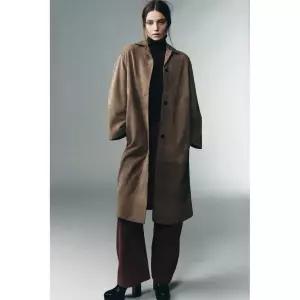 Zara 자라 LIMITED 리미티드 EDITION 에디션 100% 스웨이드 코트 - 초콜렛 6098/905/717