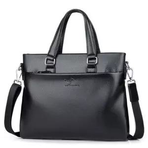 남자 직장인 가죽 토트백 비즈니스 서류 가방