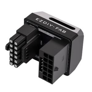 GPU 전원 커넥터  180 도 앵글 어댑터  12 + 4 핀 RTX 3090Ti 4070Ti 4080 4090  hp 호환WR 600W  16