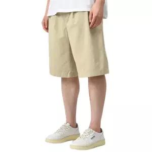 [핫코드]국내생산 남자 와이드 면 반바지 버뮤다 팬츠 4032