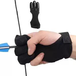 양궁 손가락보호대 패드 미끄럼방지 연습 훈련 장갑