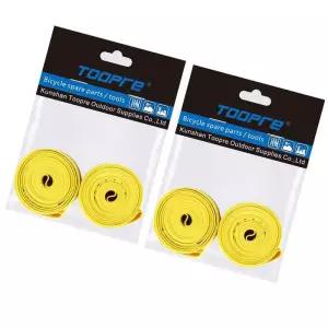 4개입 자전거 타이어 라이너 MTB 로드 바이크 펑크 방지 벨트 보호 패드 테이프 26 27.5 29 700c 인치