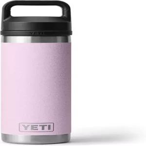 예티 램블러 18온스 병 진공 단열 누수 방지 처그 캡이 있는 스테인리스 스틸 벚꽃