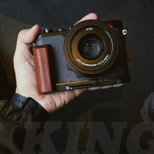 L타입 나무 브래킷 삼각대 퀵릴리즈 플레이트 베이스, 미끄럼 방지 그립 핸들, Leica Q3 43 디지털 카메라