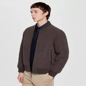 [25FW] HZJU5D331S2 세피아 퀼팅 블루종 점퍼