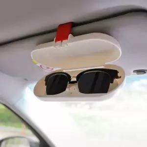 바이저 차량용 선글라스 케이스 자동차 차량용 안경 케이스 정리함 보관함