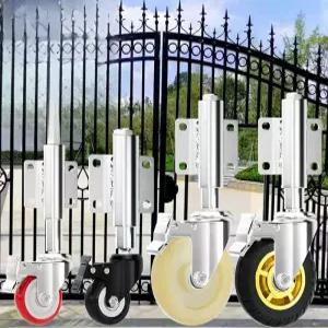 철문 바퀴 대문 캐스터 부품 저소음 주차장 롤러 야외 게이트 휠 교체용 부속