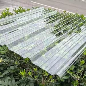 골판 렉산 지붕판넬 폴리카보네이트 용마루 덮개 투명 파이프 골판지 차양막