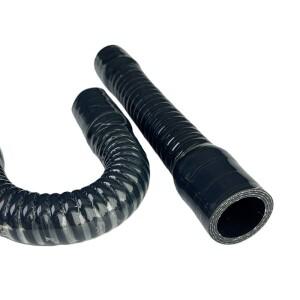 블랙 ID 16~90mm 내장형 스틸 와이어 유니버설 실리콘 플렉시블 호스 워터 라디에이터 튜브 자동차 공기