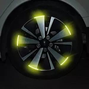 [셀러에이드]자전거 휠 스티커 자동차 야광 튜닝 반사 차량용반사스티커