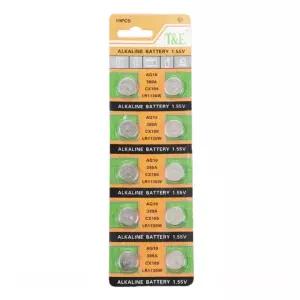 10알 AG10 389A CX189 LR1130  버튼 코인 알카라인 전지 배터리 시계 1.55V