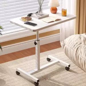 블랙 침대 옆 책상 다기능 커피 이동식 테이블 접이식 컴퓨터 침실 사무실 조절 높이 학습