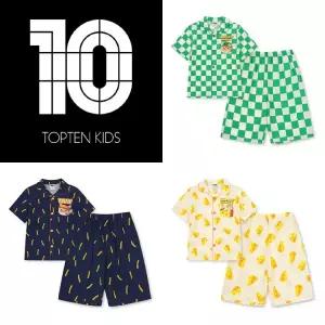 [롯데백화점]탑텐키즈 MKG5UI3815 공용) [커버캣] 레이온 파자마셋업(5부)