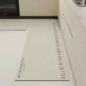 주방 욕실 규조토 발 매트 롱 숏 2종 세트 아이보리 규조토주방매트