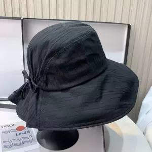 햇빛차단 리본 버킷햇 햇빛가리개 얼굴햇빛가리개 여성썬캡 여름썬캡 자외선차단모자 사파리모자
