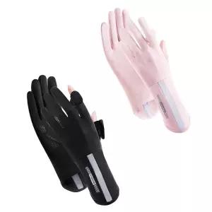 냉감 엄지 검지 오픈 장갑 트레일러닝 여름 등산 마라톤 햇빛가리개 라이딩 반장갑 쿨링 쿨 자외선차단