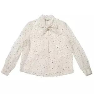 [백화점 정품] 쉬즈미스 시어 타이넥 블라우스SWWBLP11010